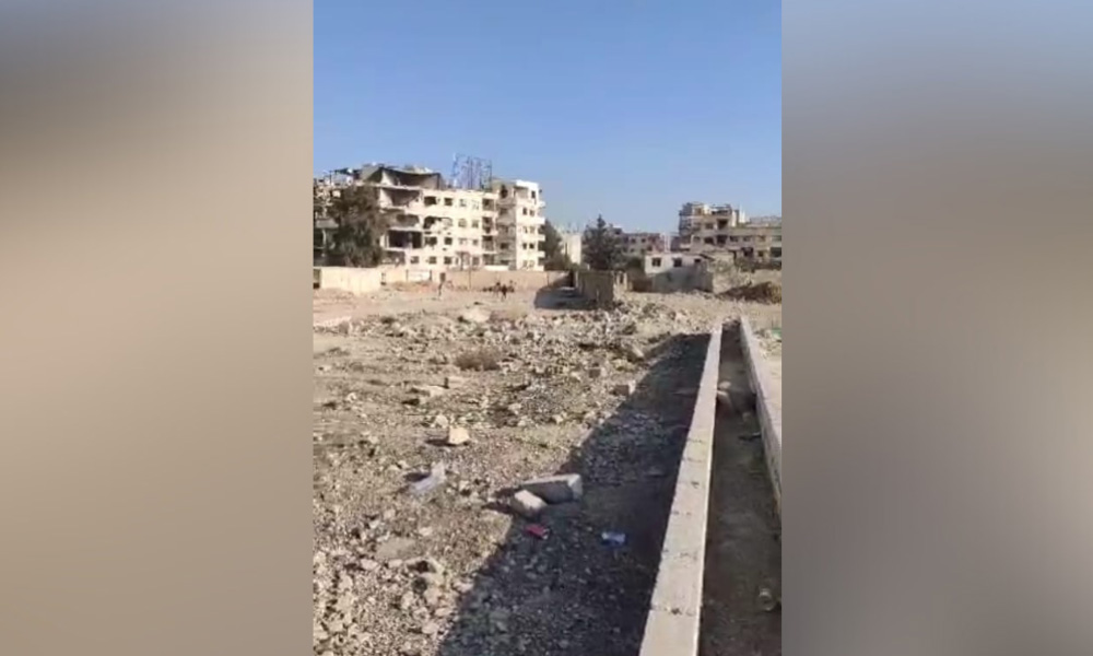 أرض للبيع في حرستا على الاوتستراد الدولي بمساحة 3000م في ريف دمشق 1028 (5)