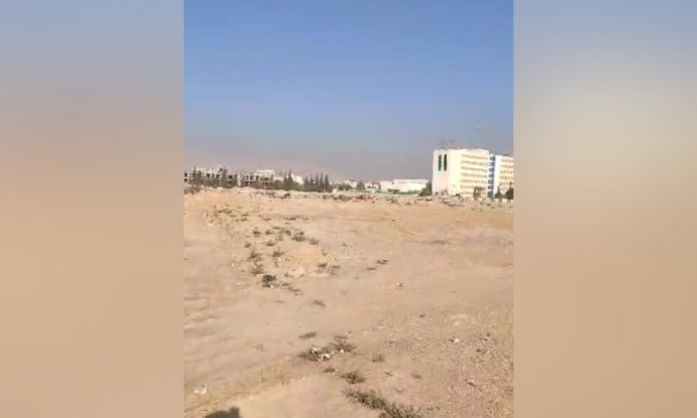 أرض للبيع في حرستا على الاوتستراد الدولي بمساحة 35000م في ريف دمشق 1027 (2)